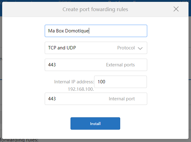 IP forwarding xiaomi router 3